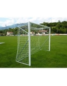 Porte calcio in alluminio diam. mm.80 dim.m.5x2 trasportabili