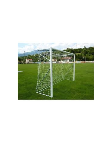 Porte calcio in alluminio diam. mm.80 dim.m.5x2 trasportabili