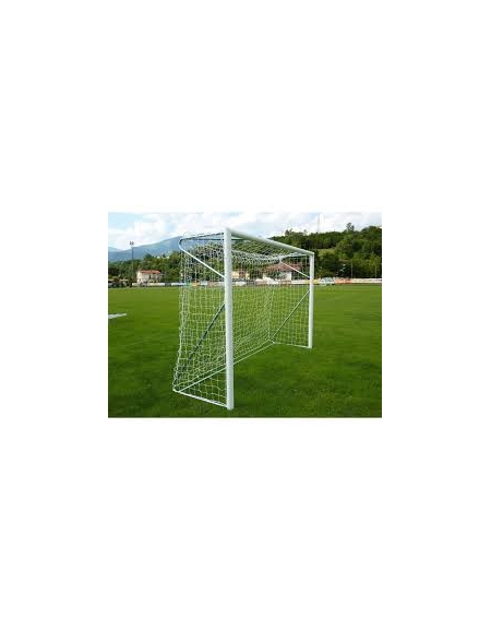 Porte calcio in alluminio diam. mm.80 dim.m.5x2 trasportabili