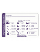 Etichette adesive allergeni - confezione da 500 etichette - cm 7x4,5