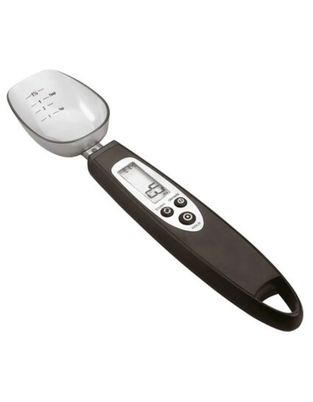 Bilancia digitale a cucchiaio in ABS - portata massima gr 500 - cm 22,5x4,9x2,5h