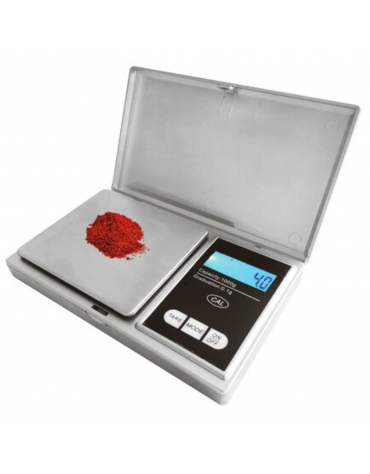 Bilancia digitale da tasca - portata Kg 1 - scala gr 0,1 - cm 12,7x7,6x2h