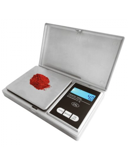 Bilancia digitale da tasca - portata Kg 1 - scala gr 0,1 - cm 12,7x7,6x2h