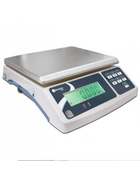 Bilancia digitale - portata Kg 50 - scala gr 1 - dim. piatto cm 29x23 - dimensioni tot. cm 29x33,5x11h