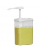 Dosatore Rettangolare in PMMA trasparente - 1,250 Litri 