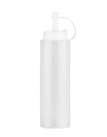 Flacone dosatore in polietilene, colore bianco - capacità ml 240