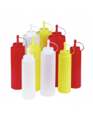 Flacone dosatore in polietilene, colore bianco - capacità ml 360