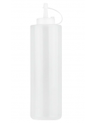 Flacone dosatore in polietilene, colore bianco - capacità ml 720