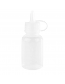 Flacone dosatore in polietilene trasparente - capacità ml 30 - diametro cm Ø 3 - altezza cm 8,5