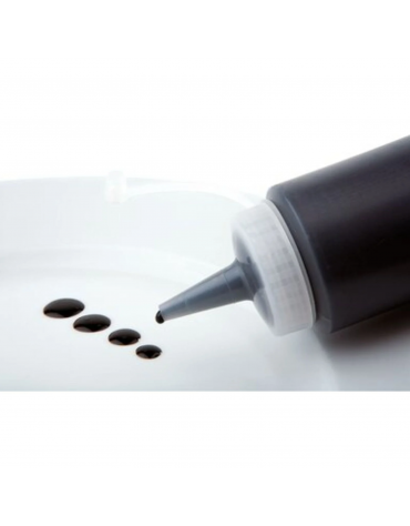 Flacone dosatore in polietilene trasparente - capacità ml 350 - diametro cm Ø 5,5 - altezza cm 19