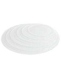 Coperchio rotondo per bacinelle in polipropilene trasparente - diametro &Oslash; cm 24
