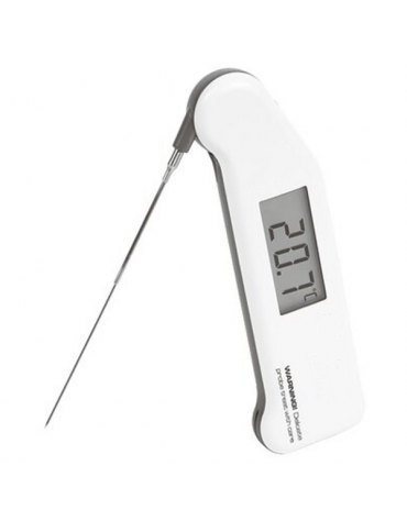 Termometro per sottovuoto in ABS e sonda ad ago in acciaio inox - scala 0,1°C - range -49.9+299.9°C - dim. cm 15,3x4,7x1,9