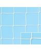 Coppia reti in polipropilene diametro mm. 3 per porte calcio metri 6x2
