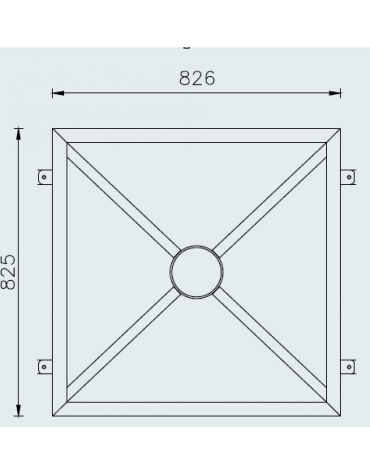 Barriera in tubolare acciaio zincato e verniciato - Pannello interasse - cm 82,6x82,5h
