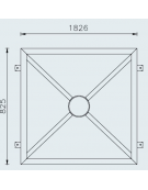 Barriera in tubolare acciaio zincato e verniciato - Pannello interasse - cm 182,6x82,5h