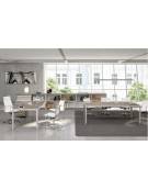 Tavolo riunioni gamba alluminio L220 P100