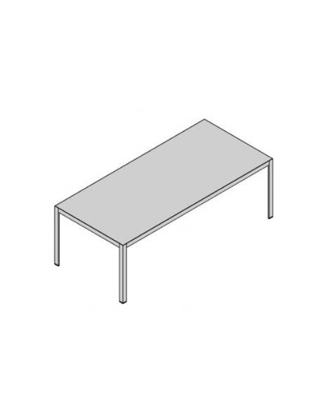 Tavolo riunioni gamba alluminio L220 P100
