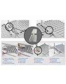 Scaffale per cella frigorifera o magazzino cm 130x30x200h