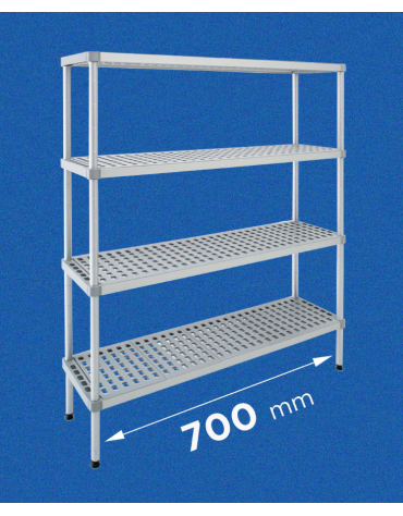 Scaffale per alimenti con montan
