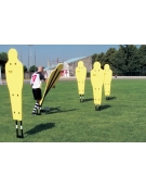 Set 5 sagome con puntali snodati per allenamento altezza regolabile da cm.175 a cm.200