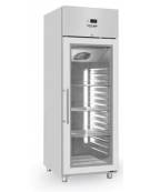 Armadio refrigerato in acciaio inox AISi 304, refrigerazione ventilata, temperatura - 15/-18°C - cm 70x82x205h