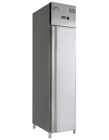 Armadio congelatore BT inox stretto slim - 3 GRIGLIE GN 1/1 - 1 porta - 280 litri - -18°C/-22°C - CLASSE E - cm 44,8×73,5×210h
