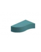 MATERASSO TERRE ALTE 4 IGNIFUGO IN CLASSE 1IM COLORE VERDE - CM 90x60x20h - CONFORME AI CAM