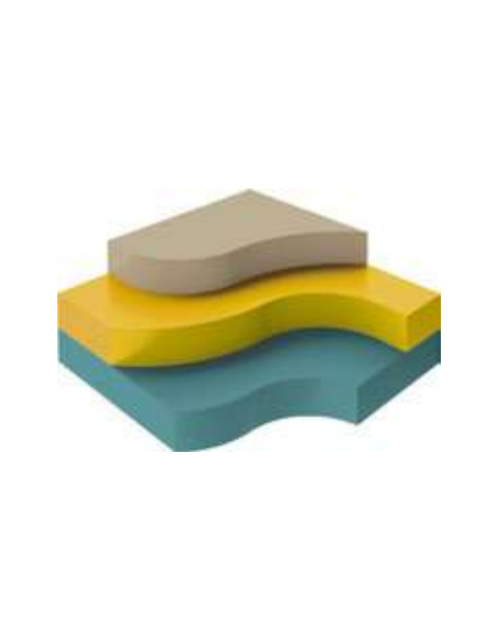 MATERASSI TERRE ALTE LARGE IGNIFUGO IN CLASSE 1IM - CM 180x180x20h / CM 180x180x20h / CM 140x120x20h - CONFORME AI CAM