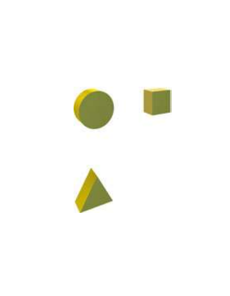 FORME GEOMETRICHE PER PANNELLO DELLE SORPRESE - CONFORME AI CAM