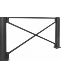 Pannello interasse per barriera in tubolare acciaio zincato e verniciato - cm 199,3x85,8h