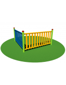 Montante supplementare di chiusura per recinzione DN43230