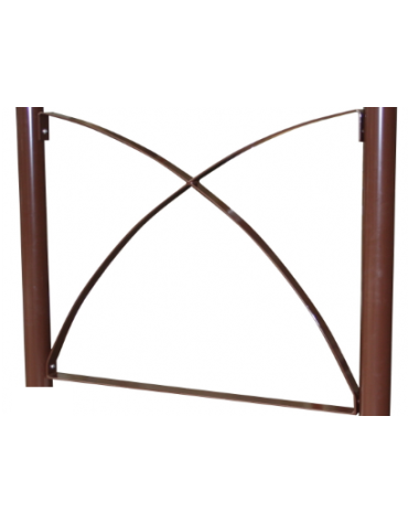 Pannello interasse per barriera in tubolare acciaio zincato e verniciato - cm 92x75h