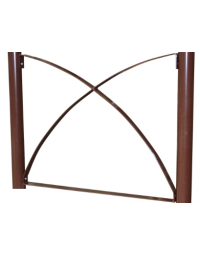 Pannello interasse per barriera in tubolare acciaio zincato e verniciato - cm 92x75h