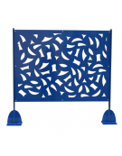 Barriera modulare da cm 200 con 2 supporti da tassellare, realizzata in acciaio zincato e verniciato - cm 215x100h