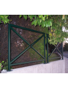 Barriera standard realizzata in acciaio zincato e verniciato - lunghezza cm 150 - Da inghisare