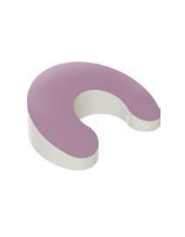 CUSCINO ABBRACCIO APPOGGIO IGNIFUGO IN CLASSE 1IM - cm 50x60x15/20x18h - CONFORME AI CAM