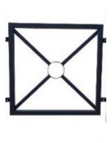 Barriera in tubolare acciaio zincato e verniciato - Pannello interasse - cm 82,6x82,5h