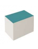 PANCA ALTA LARGE MORBIDA PER BAMBINI IGNIFUGA IN CLASSE 1IM - cm 120x40x42h - CONFORME AI CAM