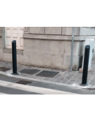 Dissuasore in acciaio zincato e verniciato realizzato in tubolare - da tassellare - cm Ø15x120h