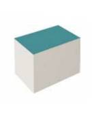 PANCA ALTA SMALL MORBIDA PER BAMBINI - IGNIFUGA IN CLASSE 1IM - cm 60x40x42h - CONFORME AI CAM