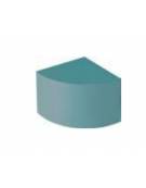 PANCA ANGOLARE CURVA LOW MORBIDA PER BAMBINI - IGNIFUGA IN CLASSE 1IM - CM 40x40x24h - CONFORME AI CAM