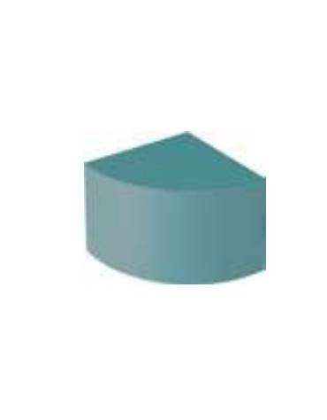 PANCA ANGOLARE CURVA LOW MORBIDA PER BAMBINI - IGNIFUGA IN CLASSE 1IM - CM 40x40x24h - CONFORME AI CAM