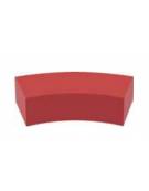 PANCA CURVA MEDIUM MORBIDA PER BAMBINI - Priva di PVC e ignifughi in Classe 1IM  - cm 110x40x30h - CONFORME AI CAM
