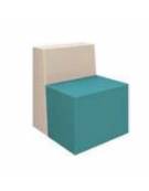 POLTRONCINA HIGH MORBIDA PER BAMBINI - IGNIFUGA IN CLASSE 1IM - cm 60x60x42/72h - CONFORME AI CAM