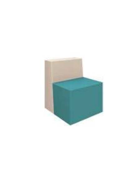 POLTRONCINA HIGH MORBIDA PER BAMBINI - IGNIFUGA IN CLASSE 1IM - cm 60x60x42/72h - CONFORME AI CAM