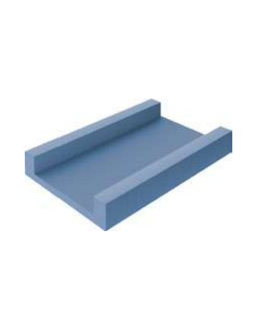 LETTINO MORBIDO CON VELCRO SUL BORDO - cm 100x60x7/15h - CONFORME AI CAM