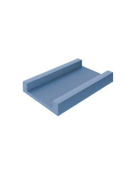 LETTINO MORBIDO CON VELCRO SUL BORDO - cm 100x60x7/15h - CONFORME AI CAM