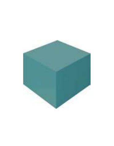 PIANO MORBIDO 3 PER BAMBINI IGNIFUGO IN CLASSE 1IM - cm 60x60x39h - CONFORME AI CAM