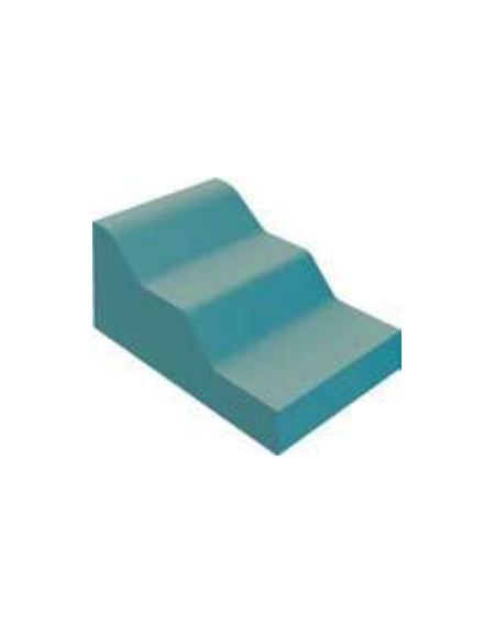 DISEQUILIBRIO 2 MORBIDO PER BAMBINI  IGNIFUGO IN CLASSE 1IM - cm 90x60x13/39h - CONFORME AI CAM