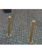 Dissuasore quadro in acciaio zincato e verniciato, da inghisare - cm 10x120h